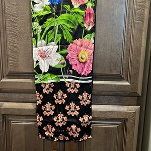 Beautiful Floral Ted Baker 100% silk scarf